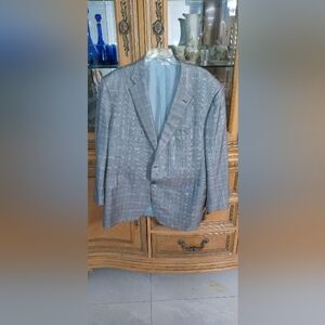 Two grey blazers made in italy